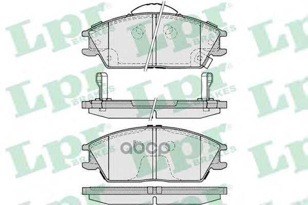 Комплект тормозных колодок 05P1222 Lpr арт. 05P1222