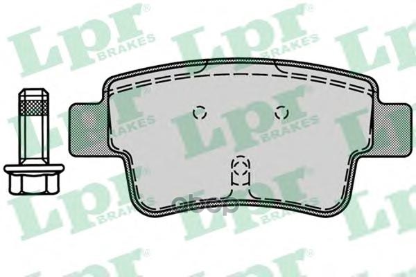 Комплект тормозных колодок 05P1224 Lpr арт. 05P1224
