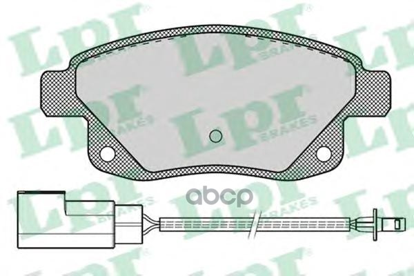 Комплект тормозных колодок 05P1261 Lpr арт. 05P1261