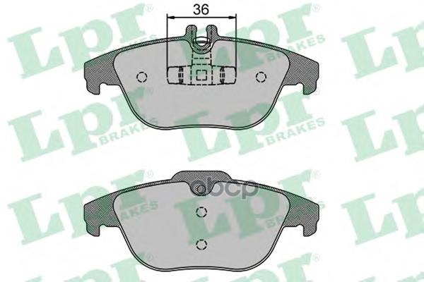 Комплект тормозных колодок 05P1274 Lpr арт. 05P1274