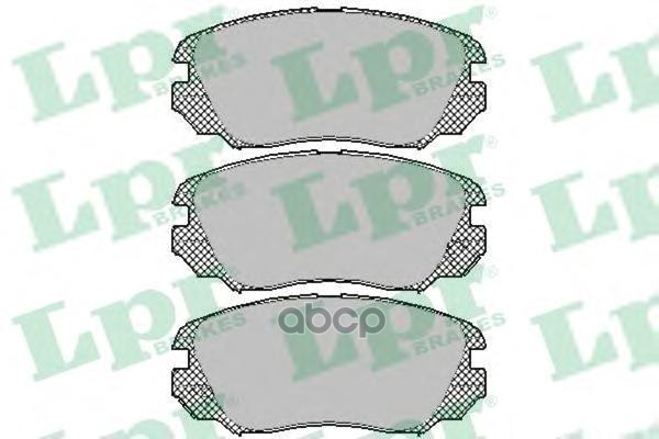 Колодки тормозные дисковые Lpr арт. 05P1409