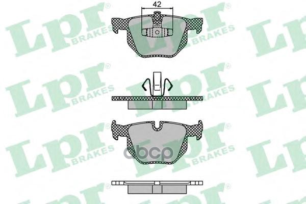 Комплект тормозных колодок 05P1476 Lpr арт. 05P1476
