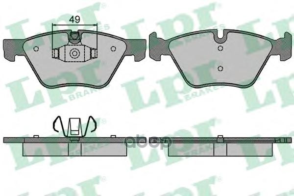 Комплект тормозных колодок 05P1511 Lpr арт. 05P1511