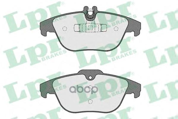 Колодки тормозные дисковые Lpr арт. 05P1528