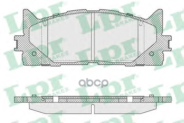 Комплект тормозных колодок 05P1593 Lpr арт. 05P1593