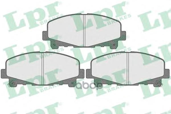 Комплект тормозных колодок 05P1607 Lpr арт. 05P1607