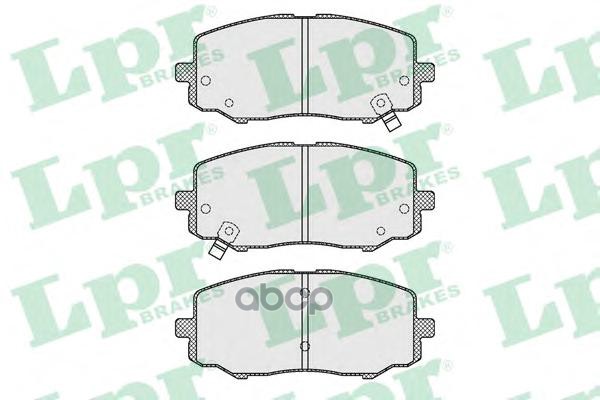 Колодки тормозные дисковые Lpr арт. 05P1633