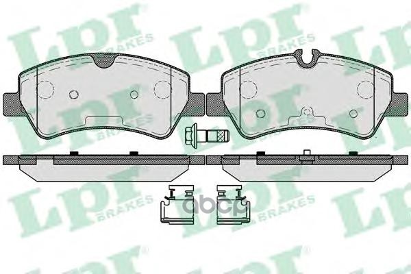 Колодки тормозные дисковые 05P1787 Lpr арт. 05P1787
