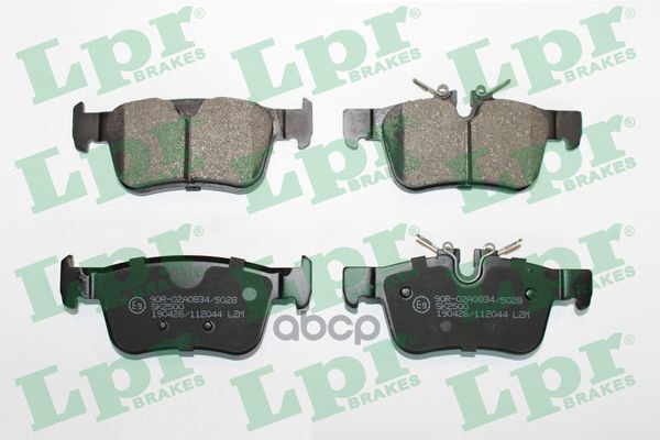 Колодки тормозные VOLVO XC60 17- задние 05P2044 Lpr арт. 05P2044