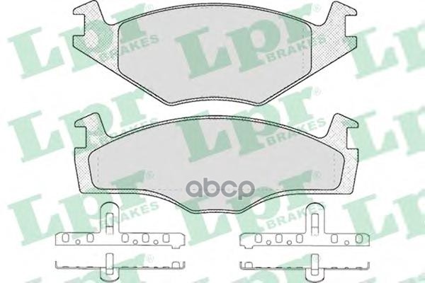 Комплект тормозных колодок 05P225 Lpr арт. 05P225