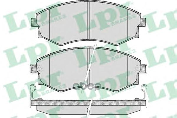 Колодки тормозные дисковые Lpr арт. 05P348