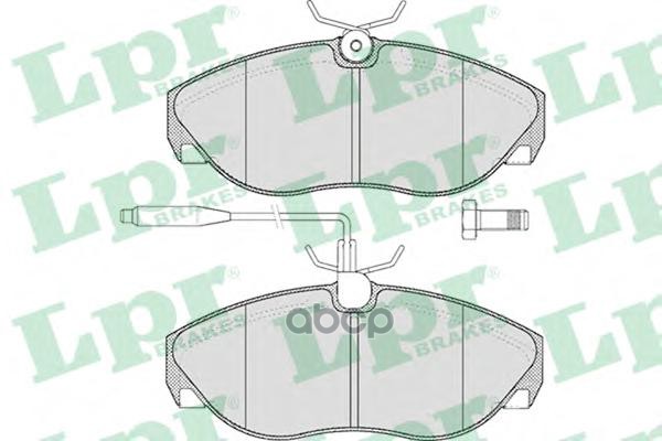 Комплект тормозных колодок 05P493 Lpr арт. 05P493