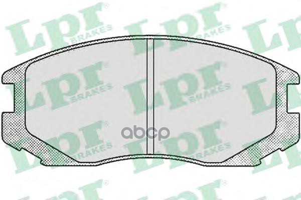 Колодки тормозные дисковые Lpr арт. 05P502
