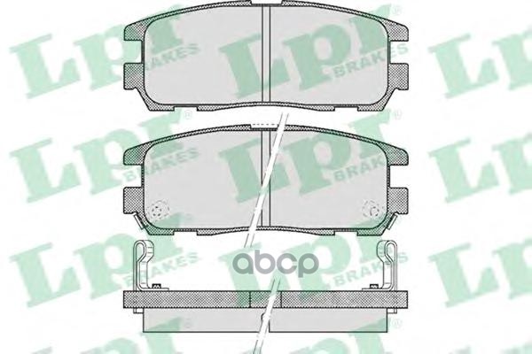Колодки тормозные дисковые Lpr арт. 05P524