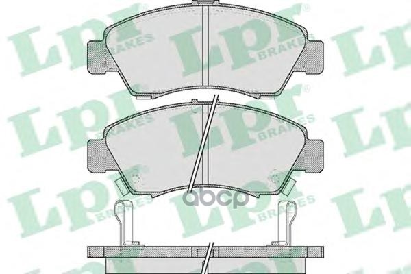 Колодки тормозные дисковые Lpr арт. 05P558