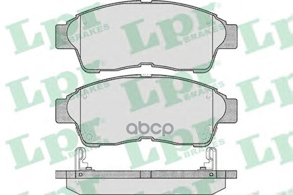 Колодки тормозные дисковые Lpr арт. 05P561