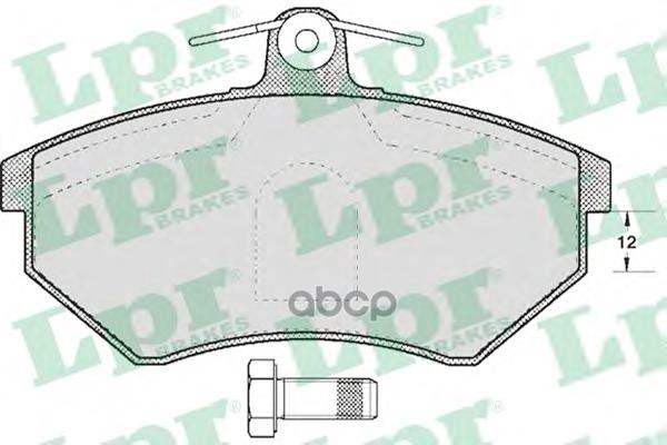 Комплект тормозных колодок 05P600 Lpr арт. 05P600