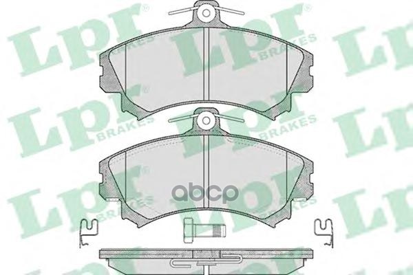 Комплект тормозных колодок 05P615 Lpr арт. 05P615