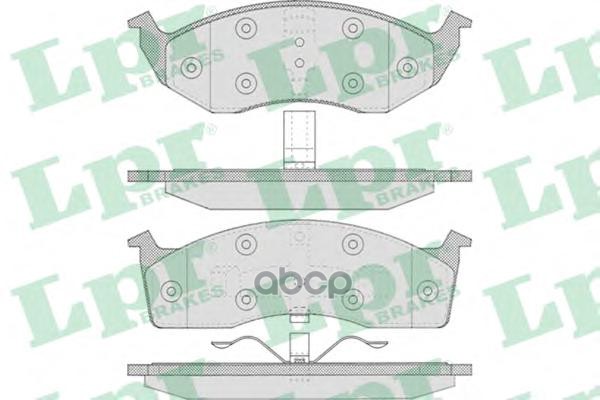 Колодки торм. дисковые Lpr арт. 05p629