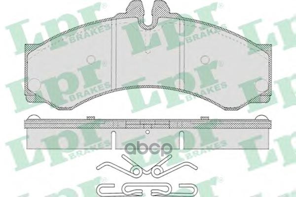 Комплект тормозных колодок 05P633 Lpr арт. 05P633