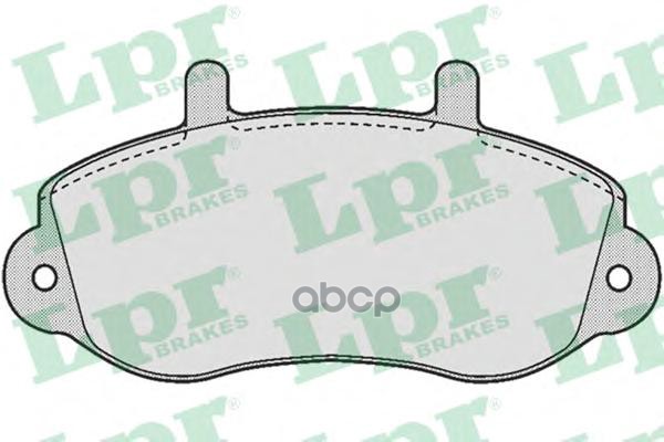 Комплект тормозных колодок 05P663 Lpr арт. 05P663