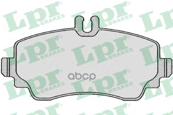 Колодки тормозные дисковые Lpr арт. 05P670