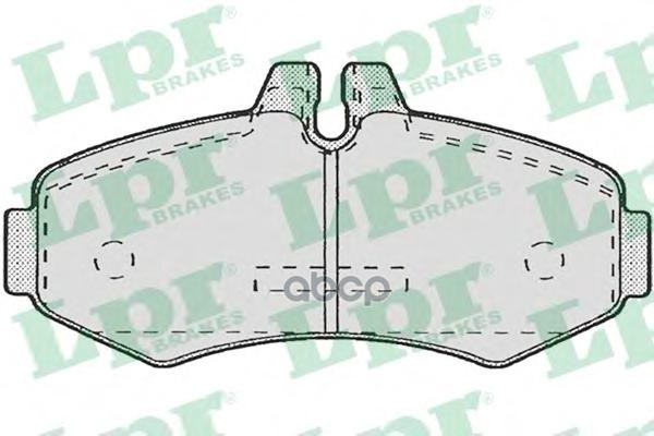 Комплект тормозных колодок 05P672 Lpr арт. 05P672