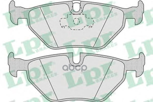 Колодки тормозные дисковые Lpr арт. 05P675
