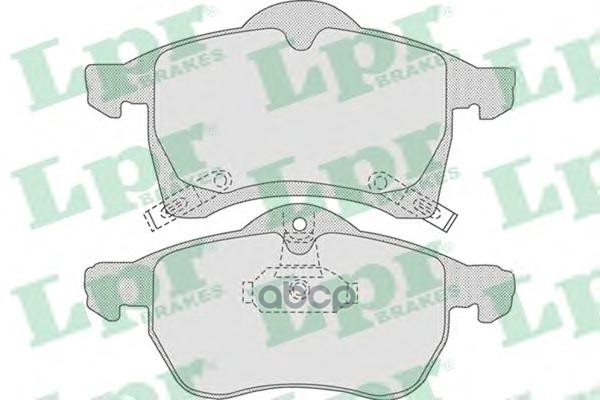 Комплект тормозных колодок 05P690 Lpr арт. 05P690