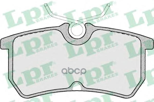 Комплект тормозных колодок 05P697 Lpr арт. 05P697