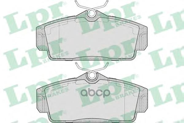 Колодки тормозные передние NISSAN ALMERA N16, PRIMERA P11 05P706 Lpr арт. 05P706