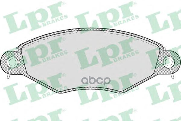 Колодки тормозные дисковые Lpr арт. 05P708