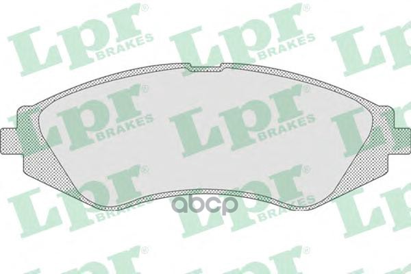 Колодки тормозные дисковые Lpr арт. 05P710