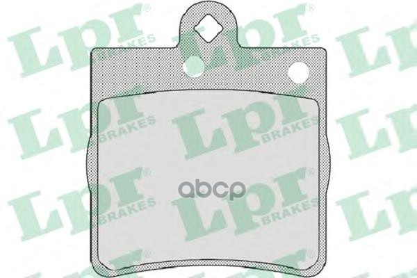 Колодки тормозные дисковые Lpr арт. 05P726