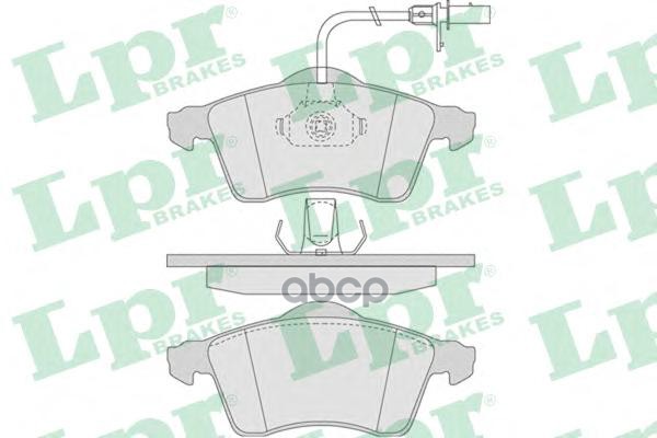 Колодки Торм. Дисковые Lpr арт. 05p787