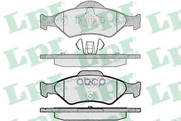 Комплект Тормозных Колодок 05P795 Lpr арт. 05P795