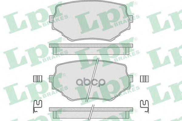 Колодки тормозные дисковые Lpr арт. 05P798
