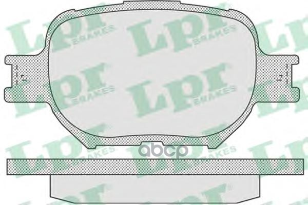 Комплект тормозных колодок 05P837 Lpr арт. 05P837