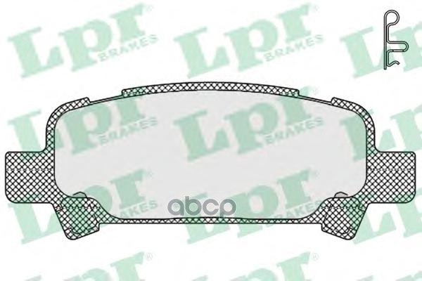 Колодки тормозные дисковые Lpr арт. 05P838