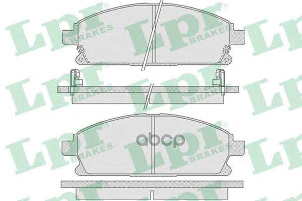 Комплект тормозных колодок 05P846 Lpr арт. 05P846