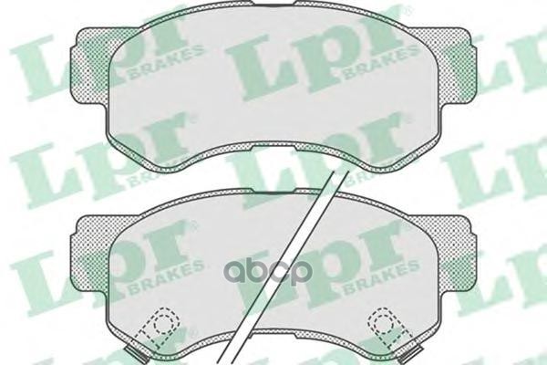 Колодки тормозные дисковые Lpr арт. 05P847