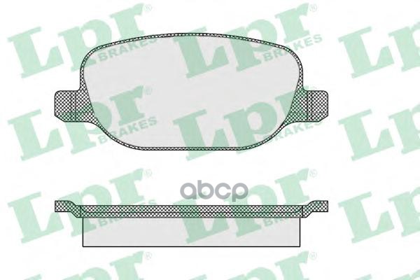 Комплект тормозных колодок 05P855 Lpr арт. 05P855
