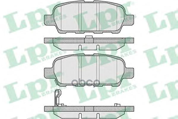 Комплект тормозных колодок 05P857 Lpr арт. 05P857