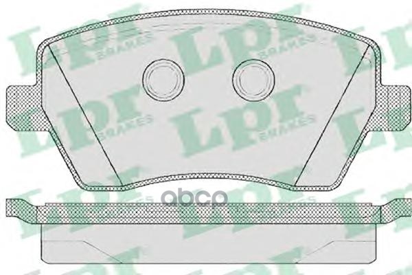 Колодки тормозные дисковые Lpr арт. 05P867