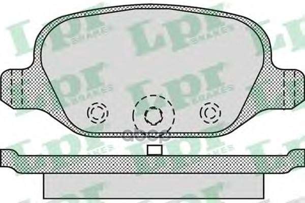 Комплект тормозных колодок 05P872 Lpr арт. 05P872