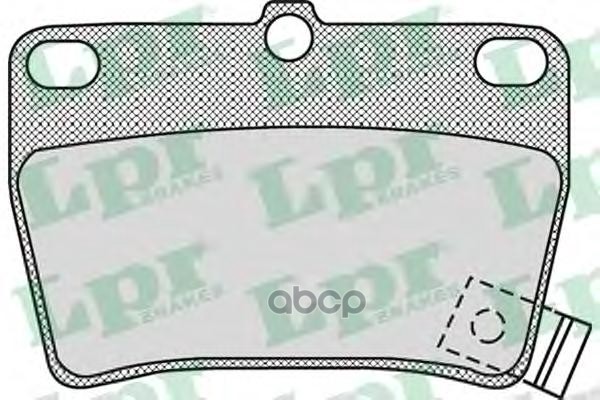 Колодки тормозные дисковые Lpr арт. 05P997