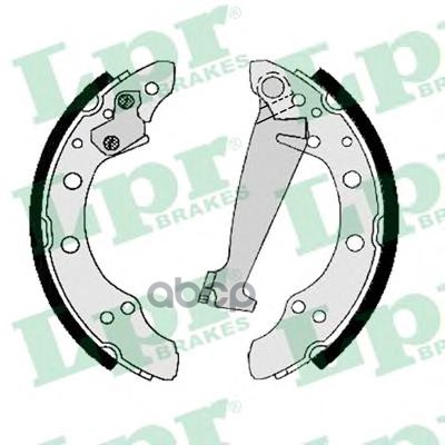 Колодки тормозные задние AUDI A4 (B5, B6)/ A6 (C5), CITROEN C4, PEUGEOT 307,308 06830 Lpr арт. 06830