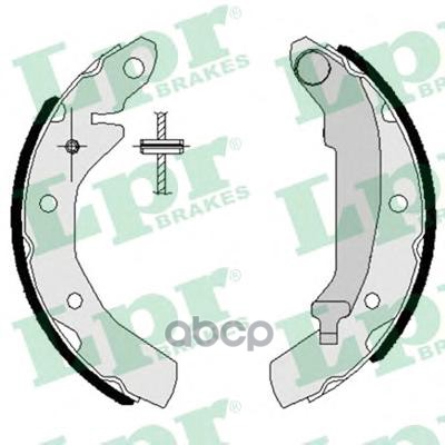 Колодки тормозные барабанные Daewoo Matiz, Chevrolet Spark, Chery QQ Lpr арт. 07260