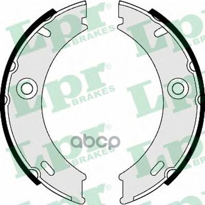 Комплект тормозных колодок 07970 Lpr арт. 07970