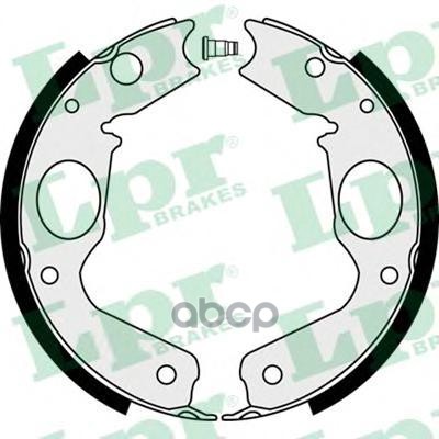 Колодки тормозные барабанные Lpr арт. 08350